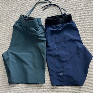 2 pairs of Lululemon shorts, 9” length